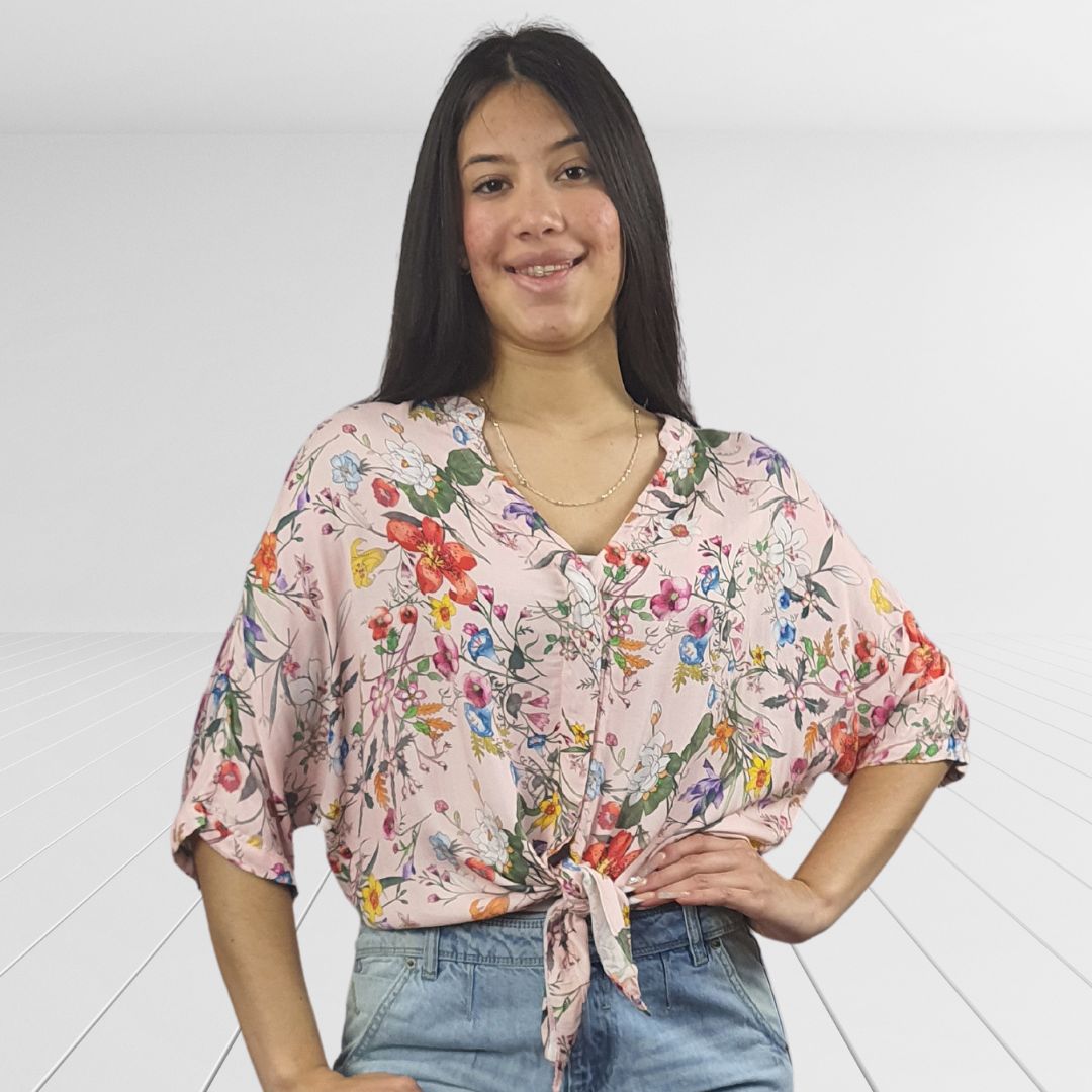 Blusa Vero Moda Rosado Style BENJAN 1/2 SHIRT(VMC-NN)