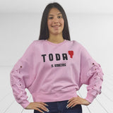 Sweater Vero Moda Rosado Style RAFA L/S SWEAT(DR)