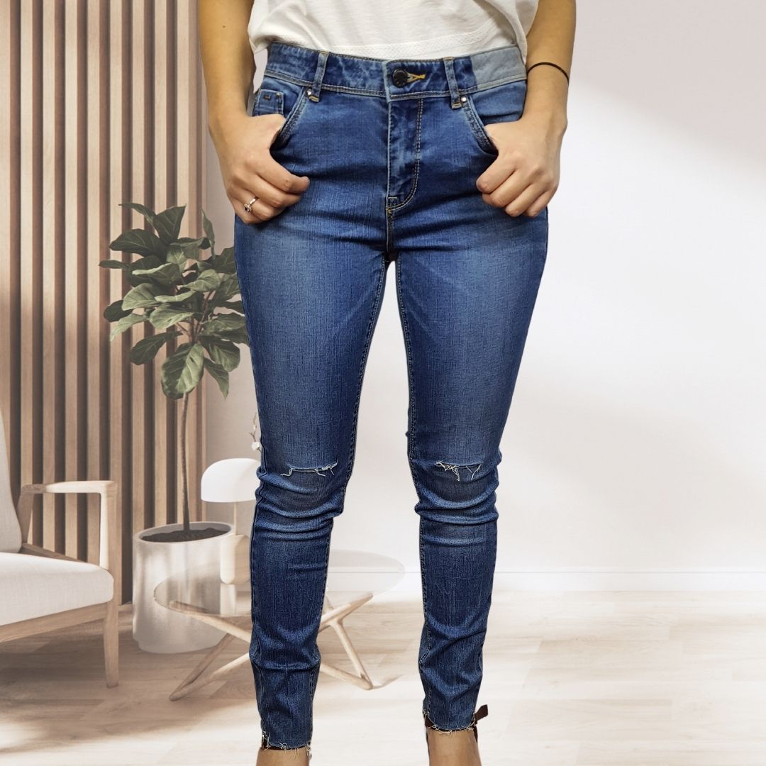 Pantalon Vero moda Azul Style GET 9/10 LW X-SLIM JEANS(NC)