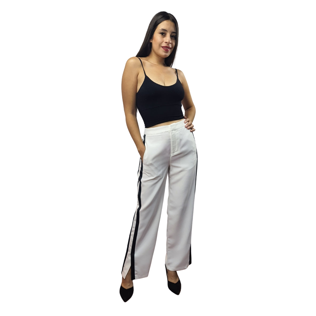Pantalon Vero Moda Blanco Style RAE LOOSE PANTS(SL)