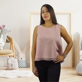 Top Vero Moda Rosa Vieja  Style FAIRY S/L TOP(VMC-RN)