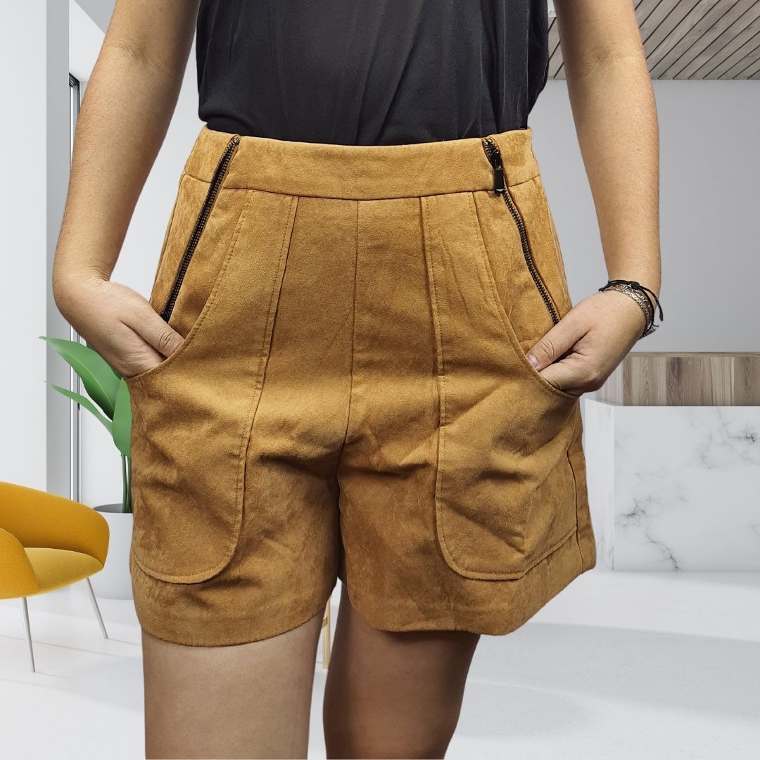 Short Vero Moda Marron  Style EAGER SHORTS(BN)