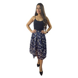 Falda Vero Moda Azul Style JULIA MIDI SKIRT(VMC-BN-ET-3)