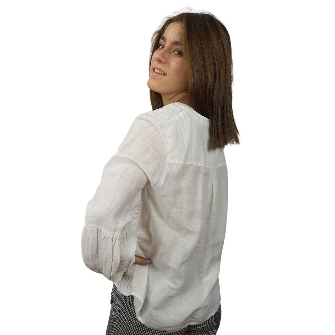 Blusa Rapsodia Elagertha Blanco