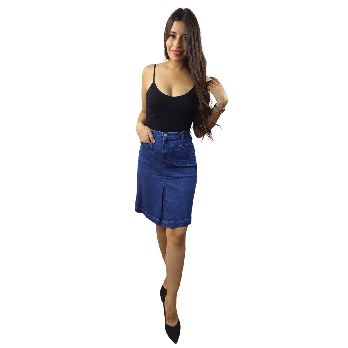 Falda Vero Moda Azul Claro Style ROSSI HW DENIM SKIRT(MM)