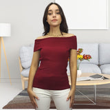 Blusa Vero Moda Burdeo Style BEATA S/L KNIT(NL)