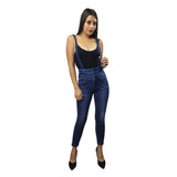 Jardinera Vero Moda Azul Claro Style FAITHE 9/10 HIGH WAIST X-SLIM JEANS(PM-C