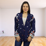 Blazer Vero Moda Azul Style SELMA TRACY 7/8 BLAZER(BJ)
