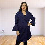 Blazer Vero Moda Azul Style TINGER L/S COAT(VMC-NR)