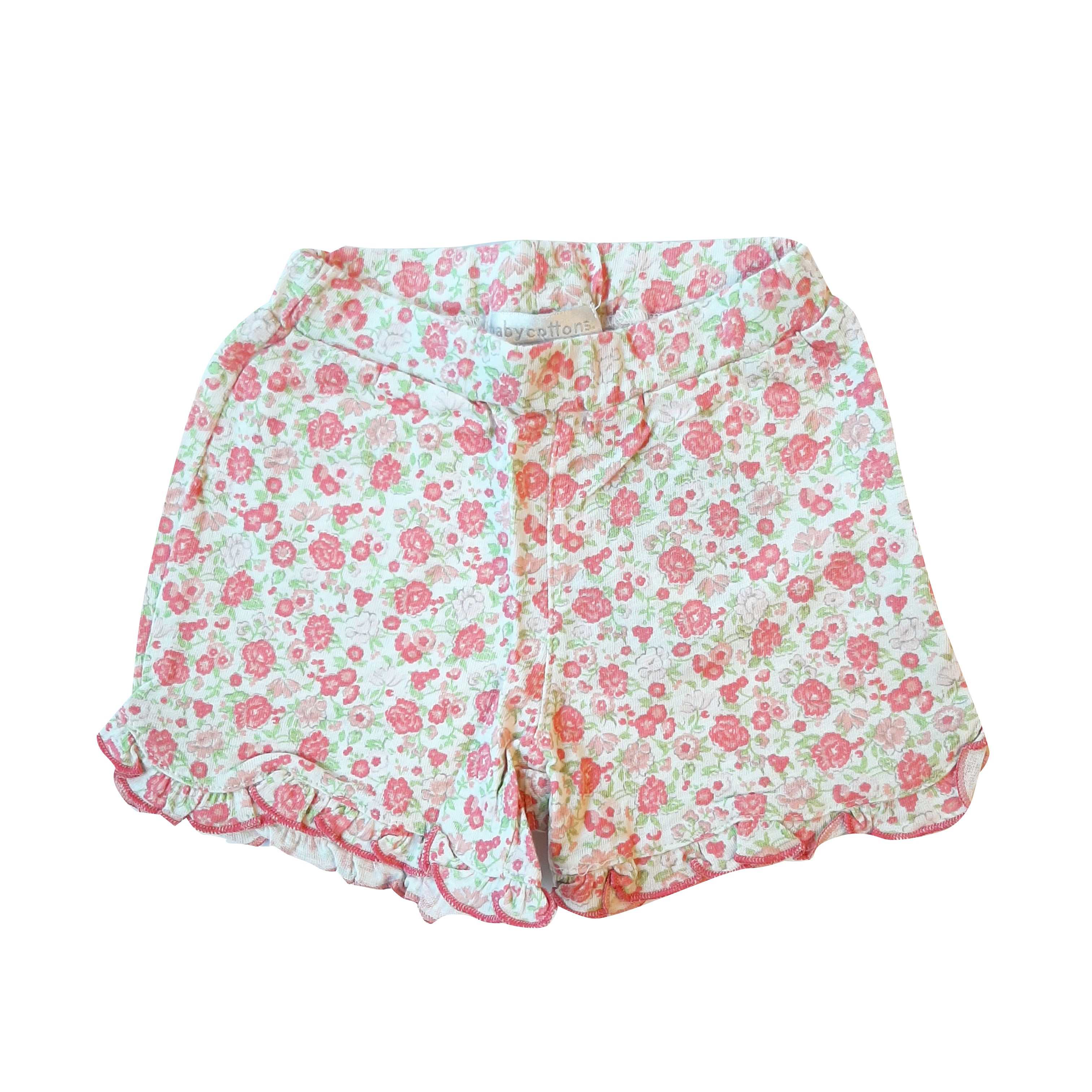 Short Babycottons Botanica Flame Estampado