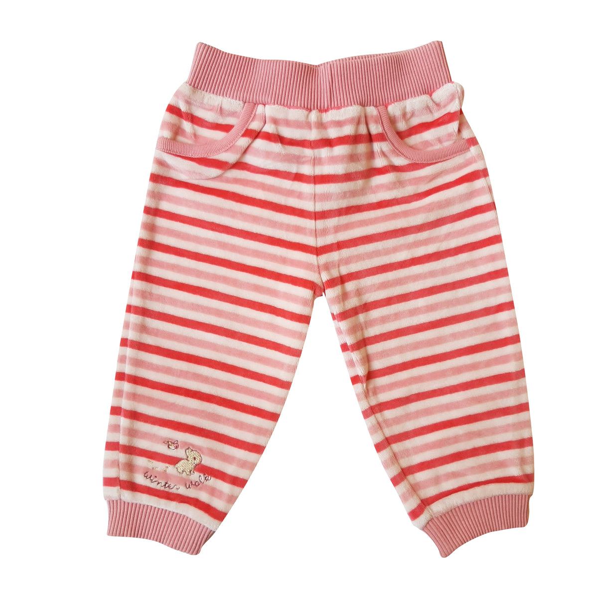 Pantalon  Babycottons Wld-Winter Walk BB Plush Ray Rosa