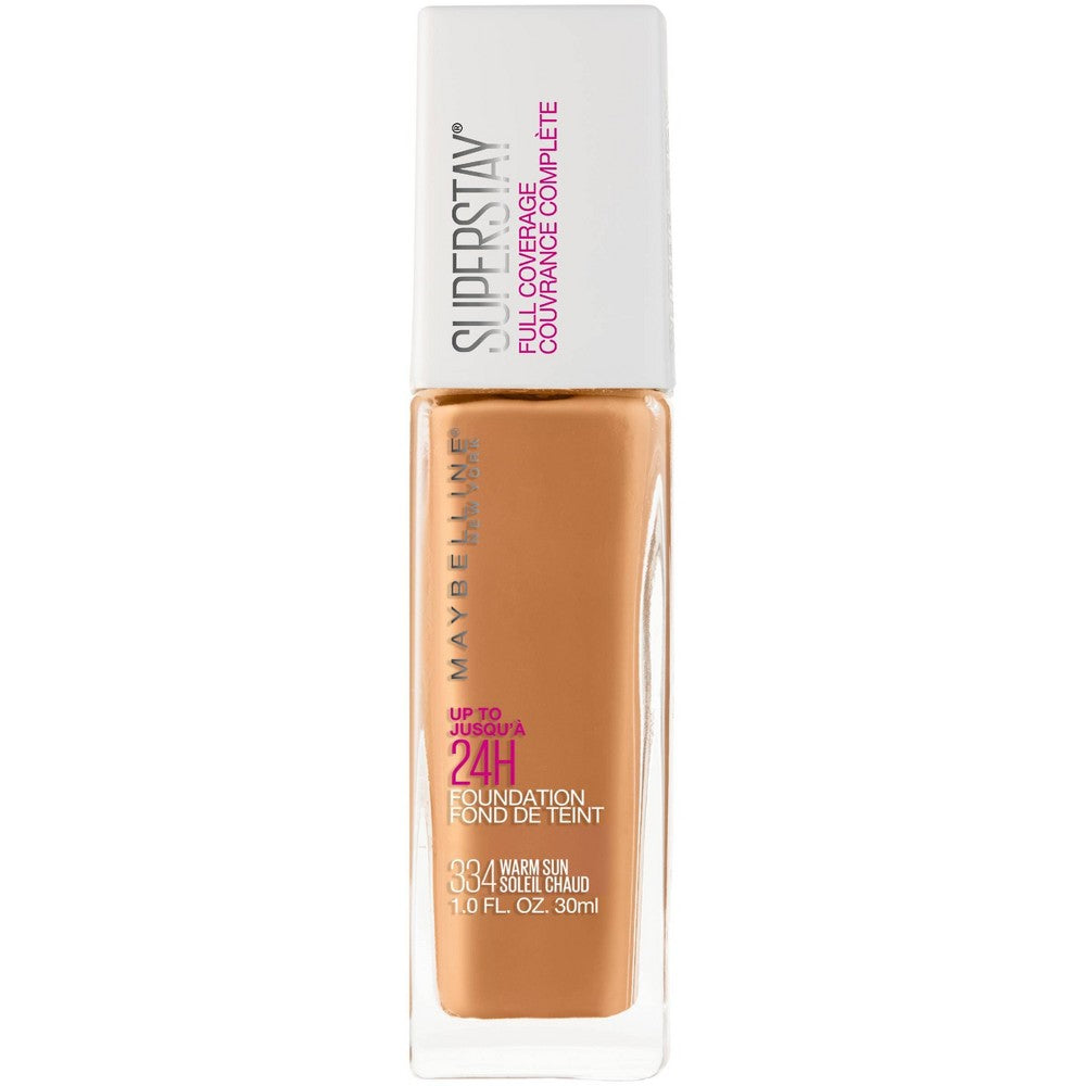 Base De Maquillaje Superstay 24 Horas Alta Cobertura 334 Warm Sun Maybelline