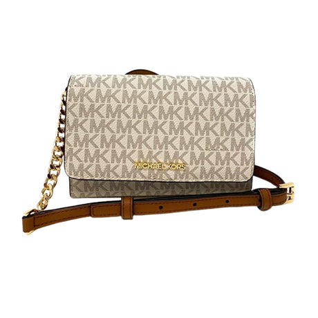 Cartera Michael Kors JET SET TRAVEL Mf Phone Xbody Vainilla MdColor VANILLA
