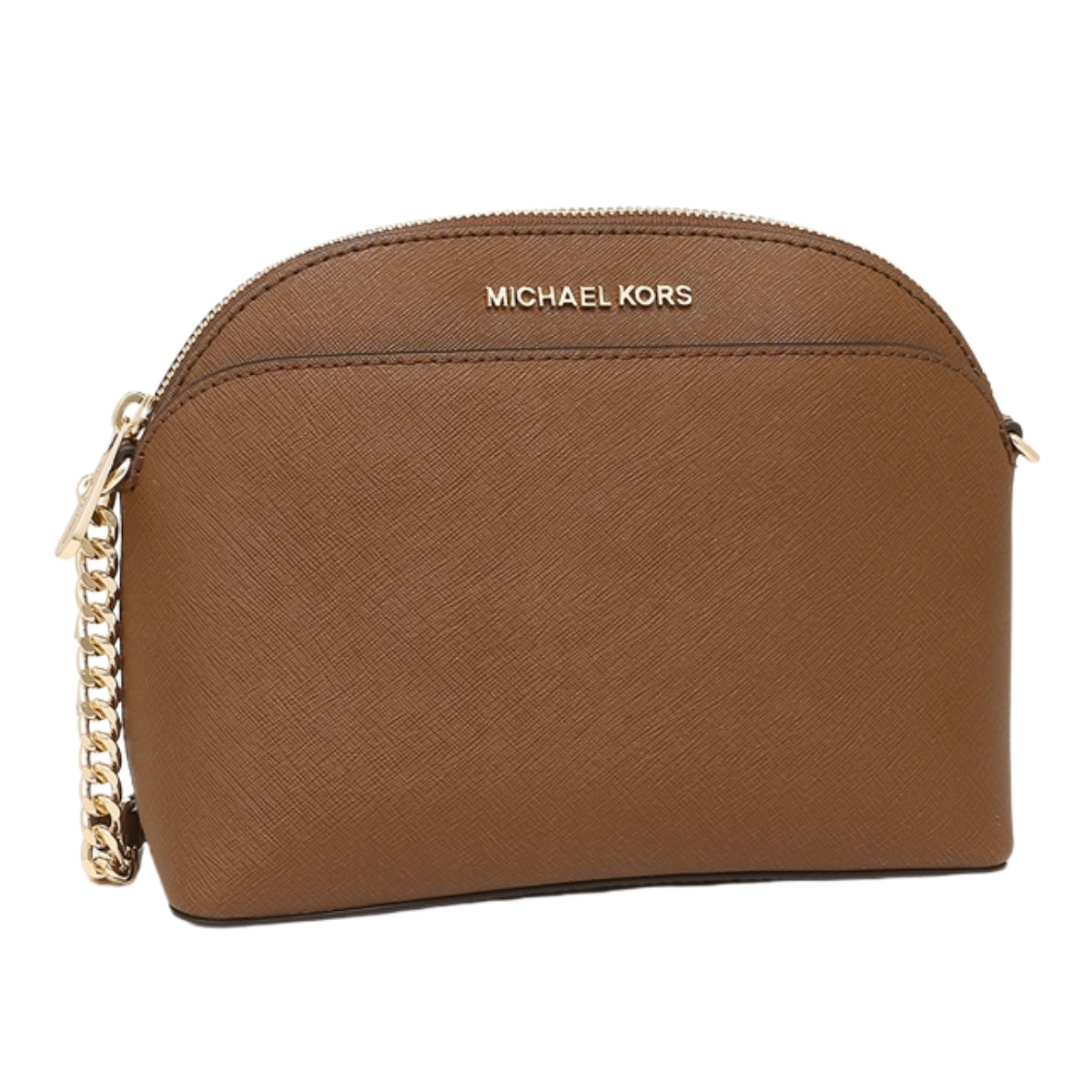 Cartera Michael Kors JET SET TRAVEL Dome Crossbody Leather Luggage MdColor LUGGAGE