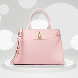 Cartera Michael Kors GRAMERCY Satchel Vegan Faux Leather LgColor POWDER BLUSH