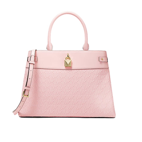 Cartera Michael Kors GRAMERCY Satchel Vegan Faux Leather LgColor POWDER BLUSH