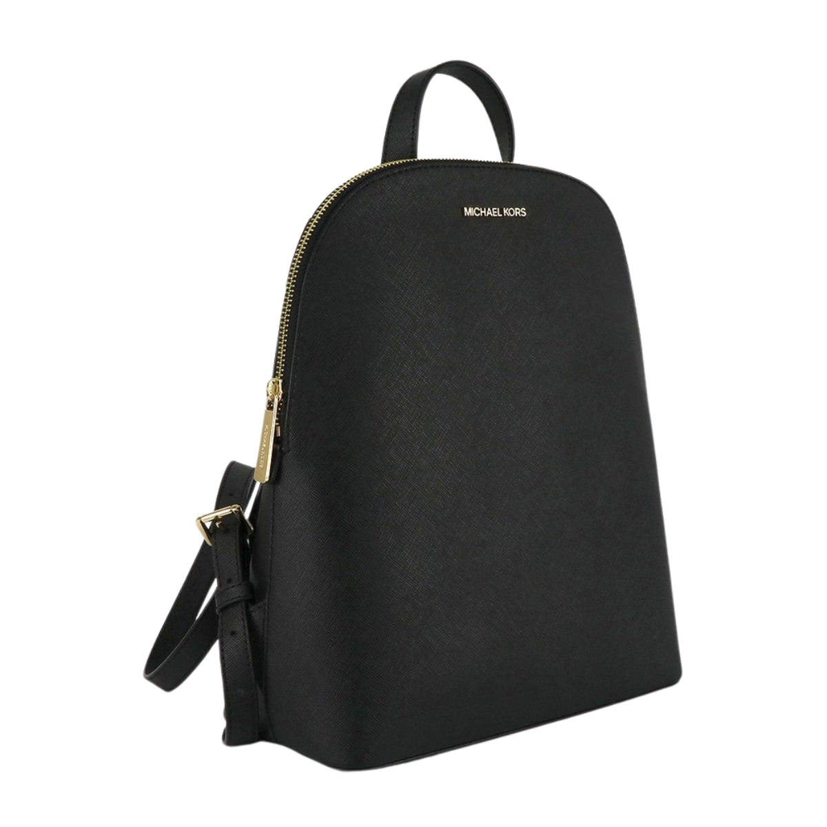 Cartera Michael Kors CINDY Backpack Leather Lg BlackColor BLACK