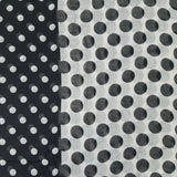 Bufanda Isaac Mizrahi Polka Dot Negro Con Pepas Blancas Icl4921P01