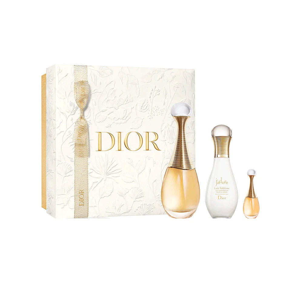 Estuche Jadore Dior Edp 100Ml + 5Ml Mini + 75Ml B/L Mujer