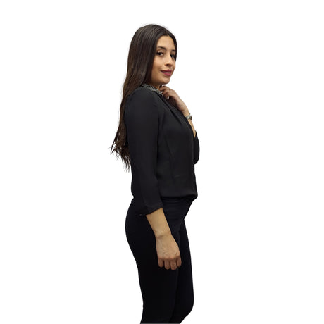 Blusa Vero Moda Negro Style PANDORA 3/4 TOP(VMC-BN-ET-2)