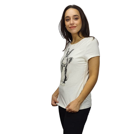 Polera Vero Moda Blanco  Style AMBER FITTED S/S TOP(TP-CS-2)