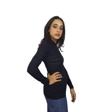 Blusa  Vero Moda Negro  Style MASAI L/S KNIT(EL)