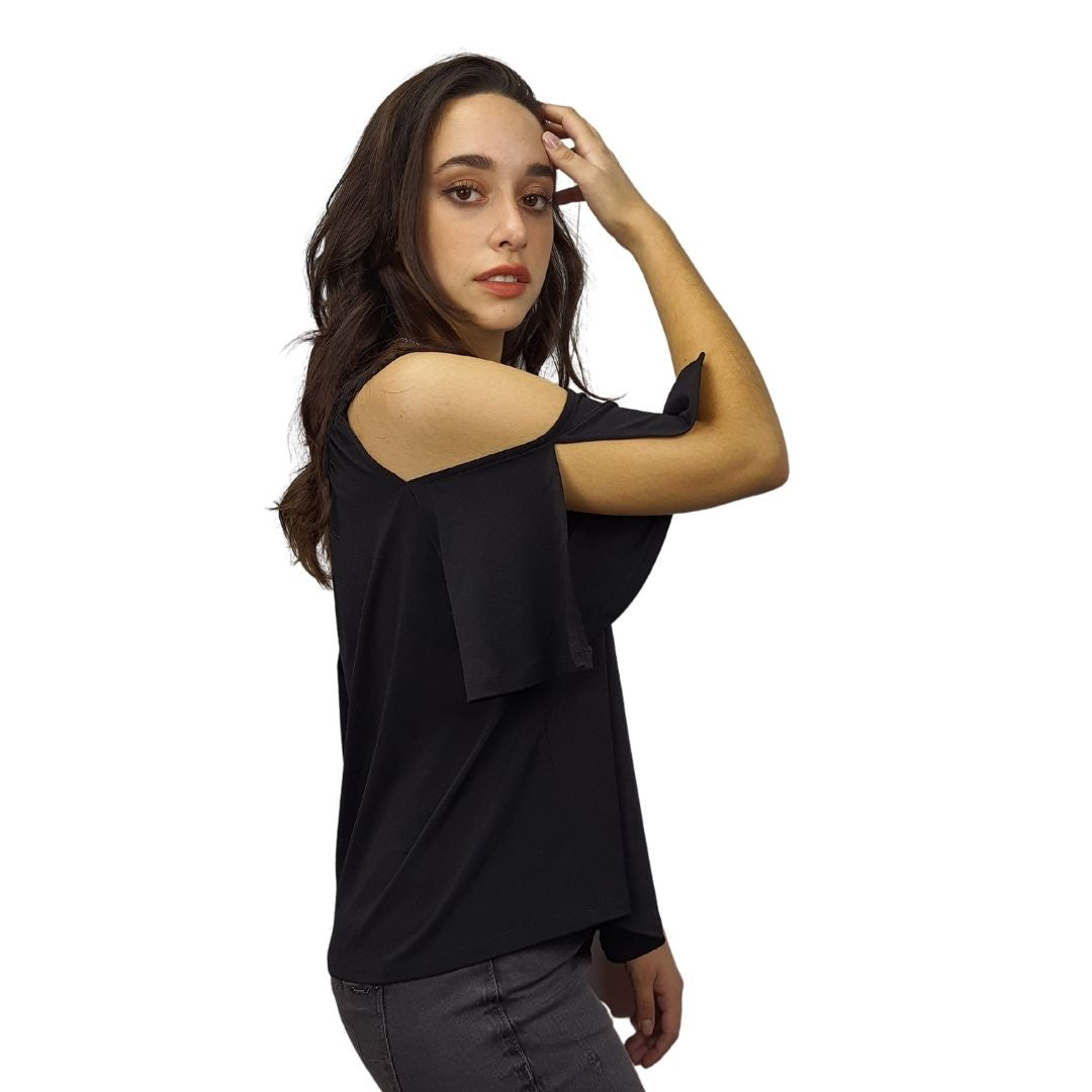 Blusa Vero moda Negro Style PAM S/S TOP(HH)
