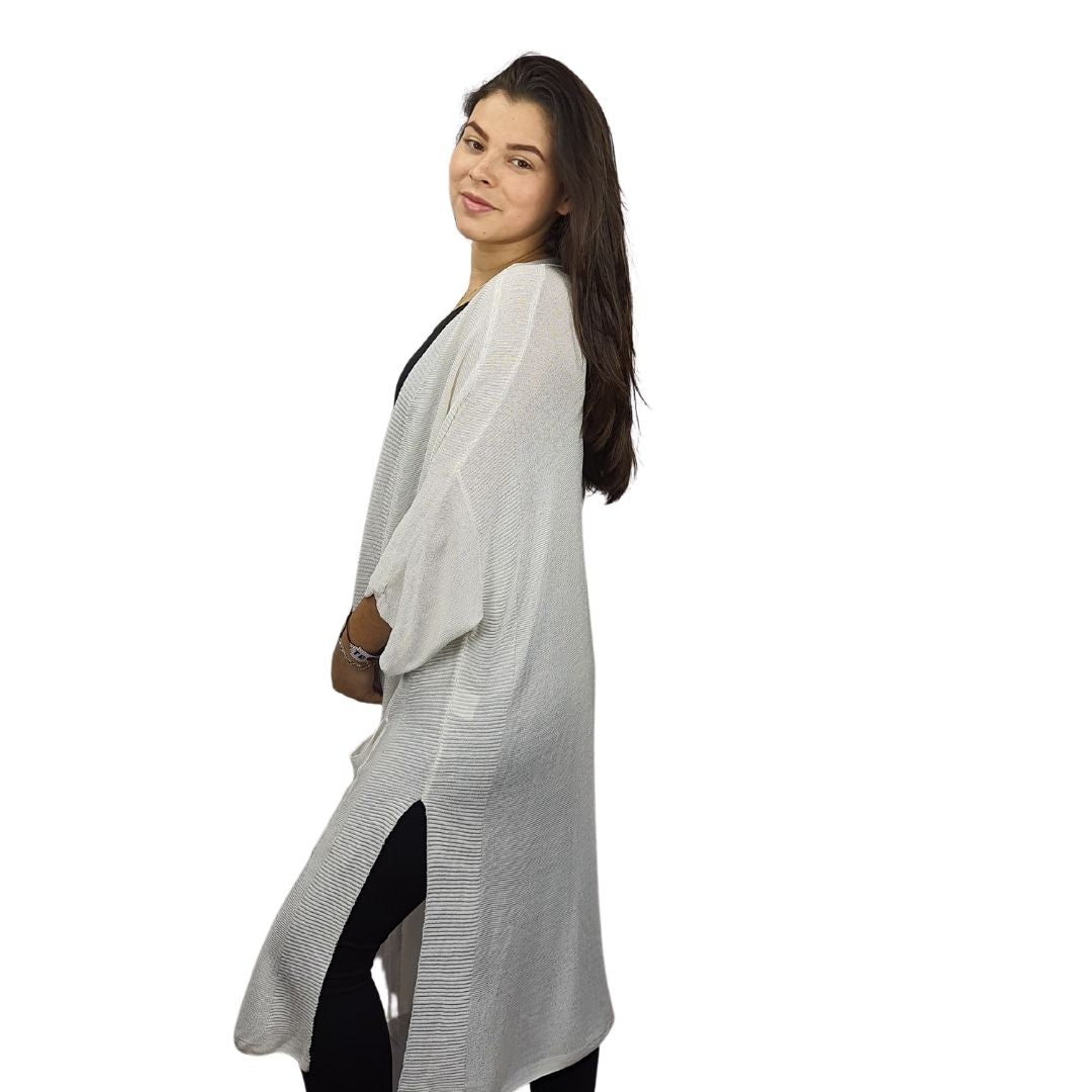 Tapado  Vero Moda Blanco  Style MIRANDA KNIT CARDIGAN(VMC-TP-EC-2)