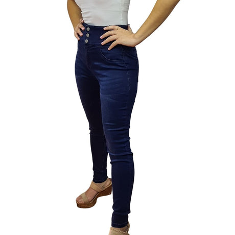 Pantalon Veromoda Azul Oscuro Style FORD 9/10 HW X-SLIM JEANS(CP)