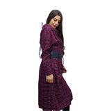 Vestido Vero Moda Vino Style PEANUT L/S SHIRT DRESS(LL)
