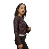 Chaqueta Vero Moda Vino  Style ANN PU L/S JACKET(PM-ET-2)