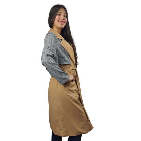 Blazer Vero Moda Beige Style PARI L/S COAT(LL)