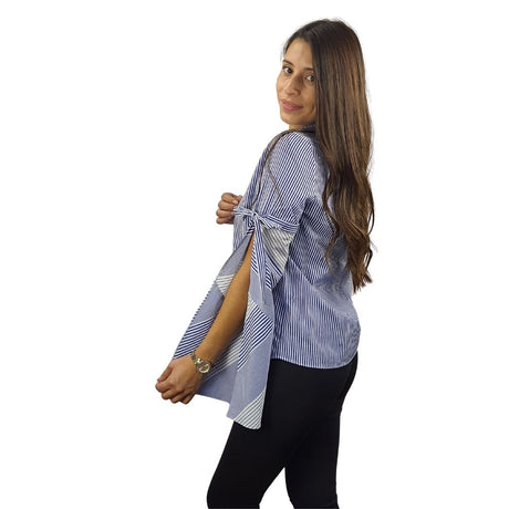 Camisa Vero moda Azul Style UNIVERSE L/S SHIRT(SL)