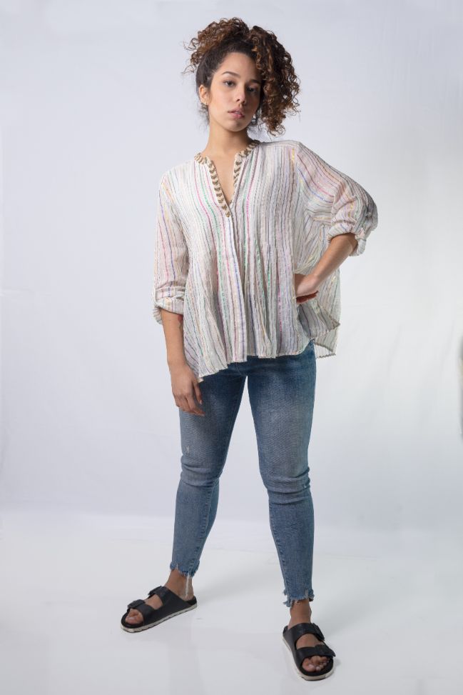 Blusa Rapsodia Kalu Tokio Multicolor