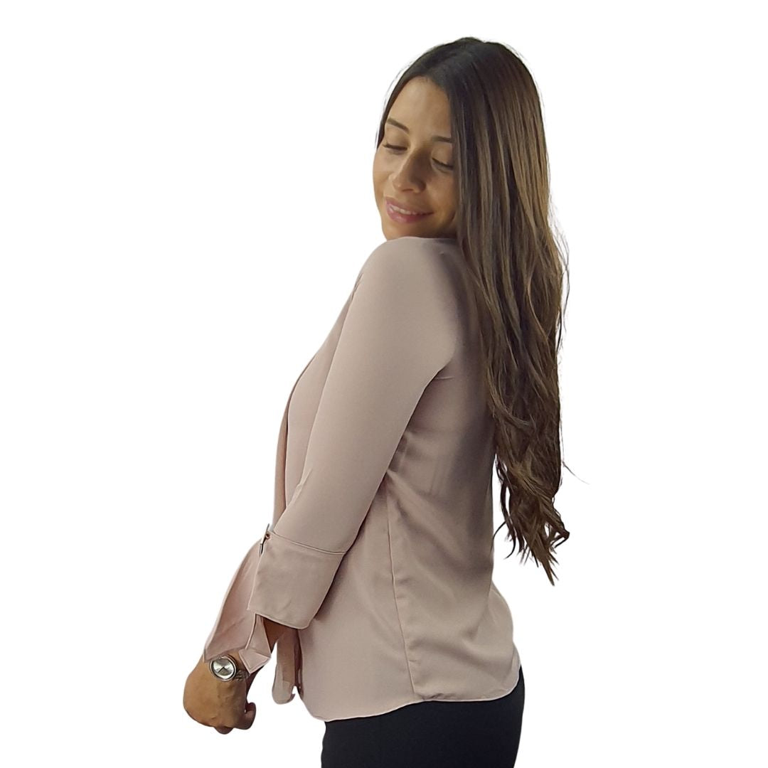 Blusa Vero Moda Rosa Vieja Style KARAN 3/4 TOP(VMC-RN)