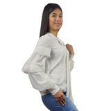 Blusa Vero Moda Blanco Style NADA L/S SHIRT(VMC-DR)