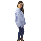 Blusa Vero Moda Azul Claro Style TATE STRIPE L/S TOP(NC)