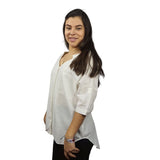 Blusa Veromoda Blanco Style UEMURA 1/2 SHIRT(MP)