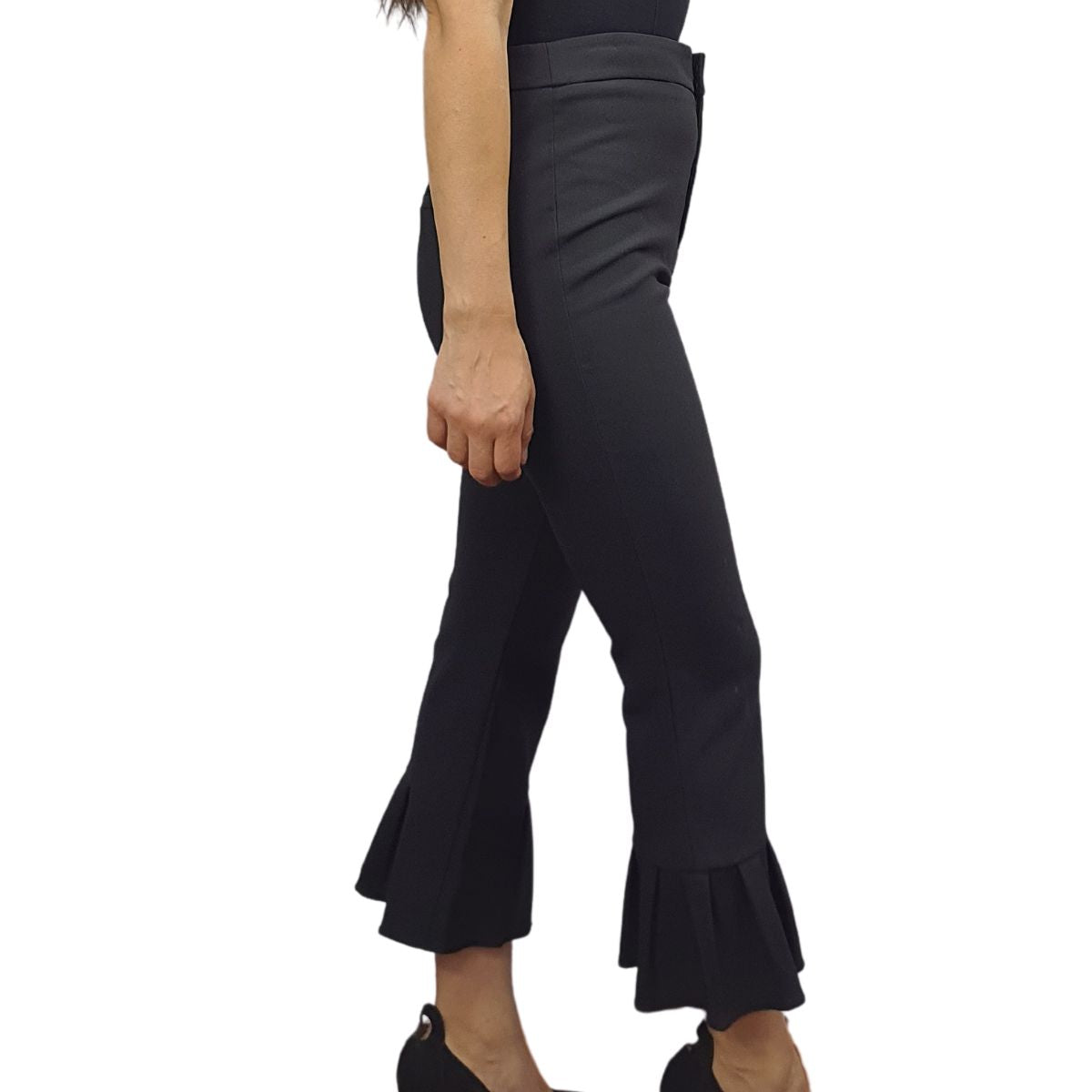 Pantalon Vero Moda Negro Style THESIS 7/8 S/B PANTS(NR)