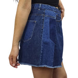Falda Vero Moda Azul Oscuro Style NAPOLEON HW DENIM SKIRT(NC)