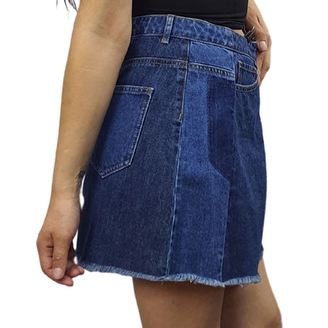 Falda Vero Moda Azul Oscuro Style NAPOLEON HW DENIM SKIRT(NC)