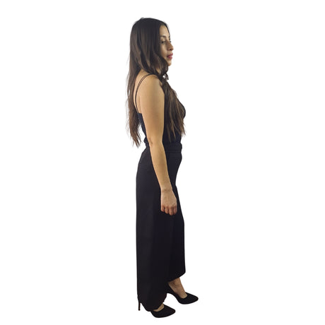Pantalon Vero Moda Negro Style PILOT 9/10 WIDE PANTS(VMC-UR)