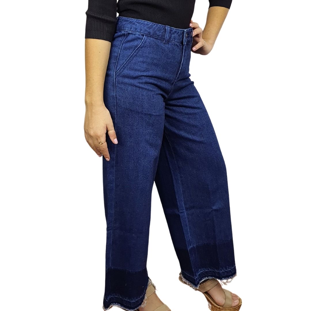 Pantalon Vero Moda Azul Style TESS 9/10 HW LOOSE JEANS(NR)