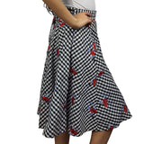 Falda Vero Moda Negro Style FRAYA JASMINE MIDI SKIRT(NN)