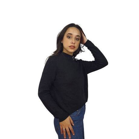 Blusa Vero Moda  Negro  Style FARFALE L/S KNIT(NL)