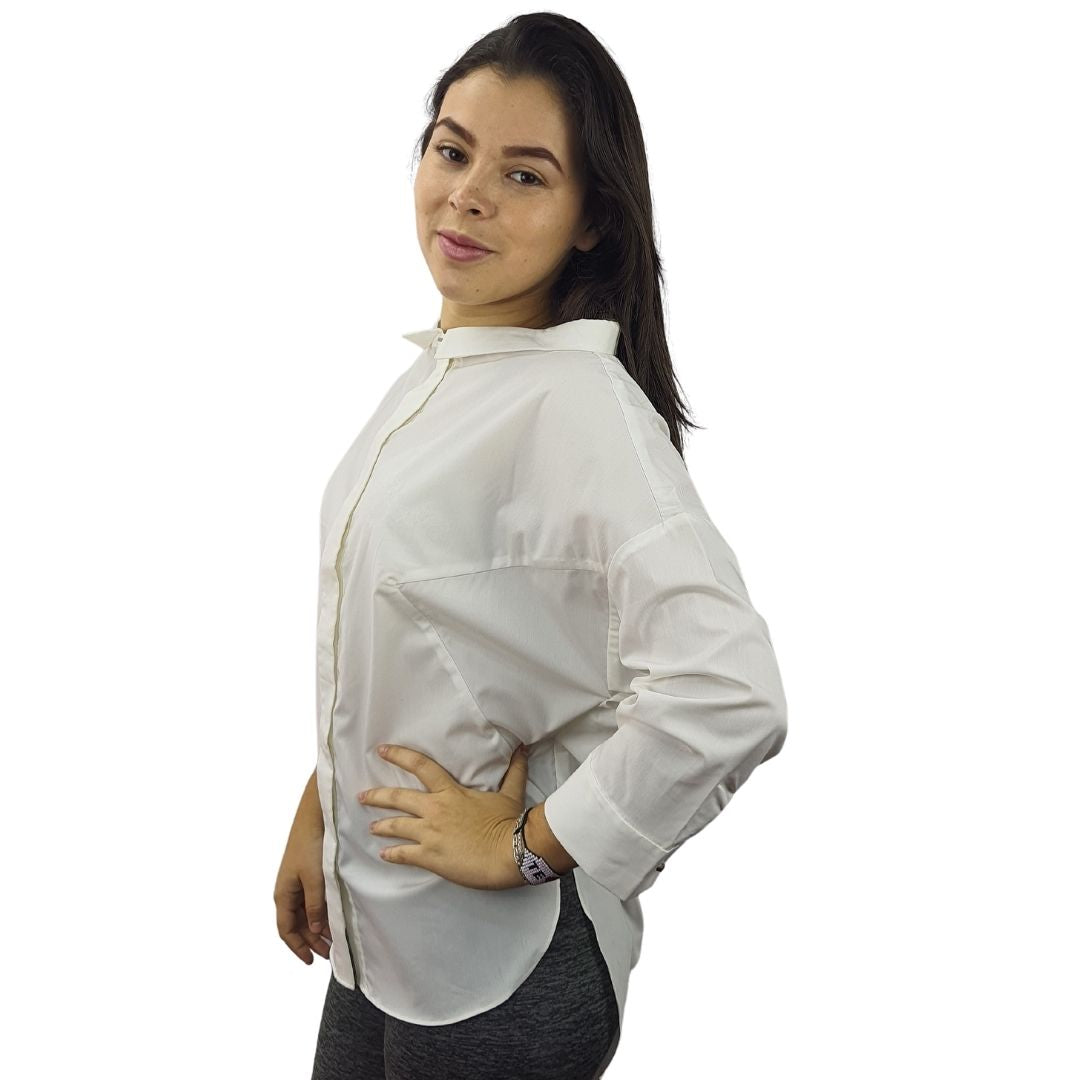 Blusa Vero Moda Blanca SERENA 3/4 SHIRT(VMC-PM-EC-2)
