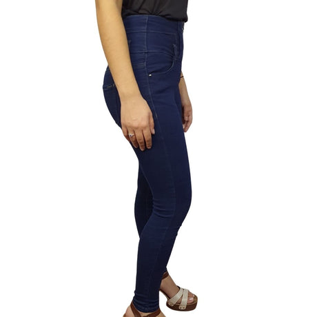 Pantalon Vero Moda Azul  Style ZENOBIA IVAN 9/10 HW X-SLIM JEANS(NR)