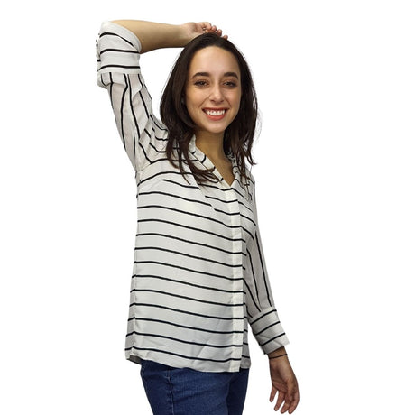 Blusa Vero Moda Blanco  Style VAGE 3/4 SHIRT(MM)