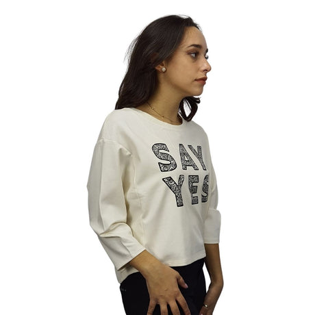 Blusa Vero Moda Beige Style SIENNA 3/4 TOP(BN-CT-2)