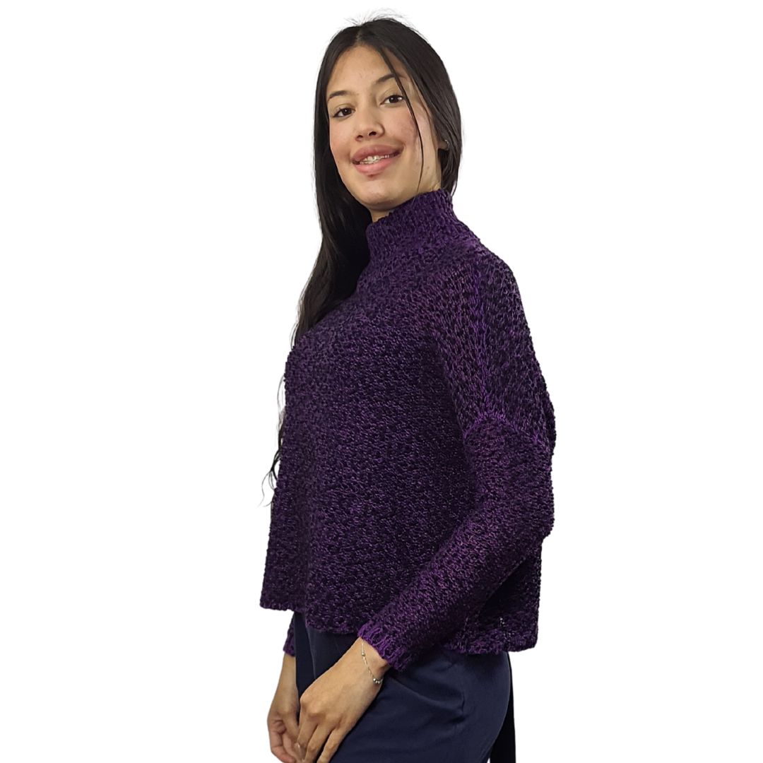 Sweater Vero Moda Morado Style REVA HYPE L/S KNIT(MW-EC-2)
